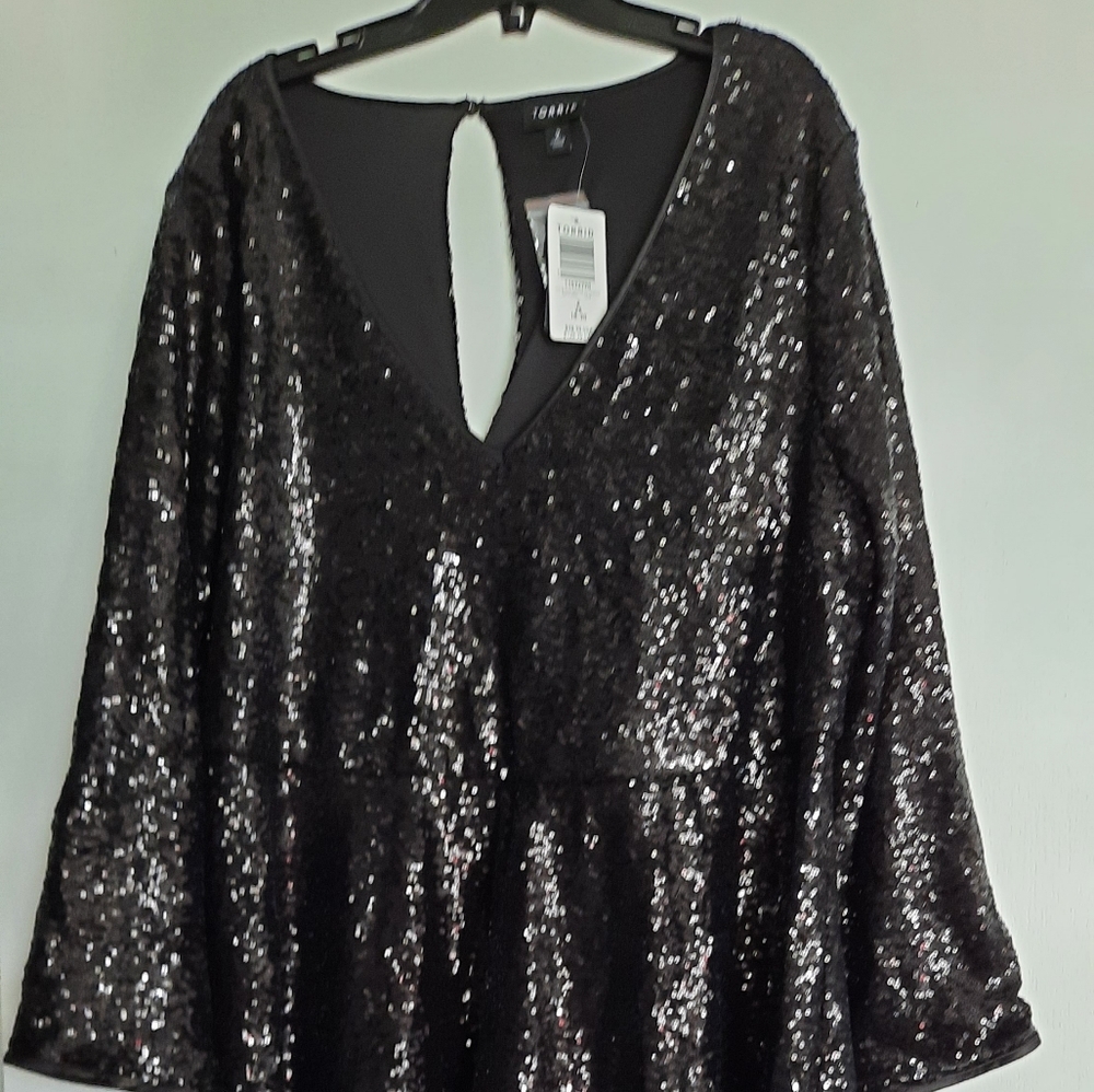 Torrid 2x sequin dress new with tags
